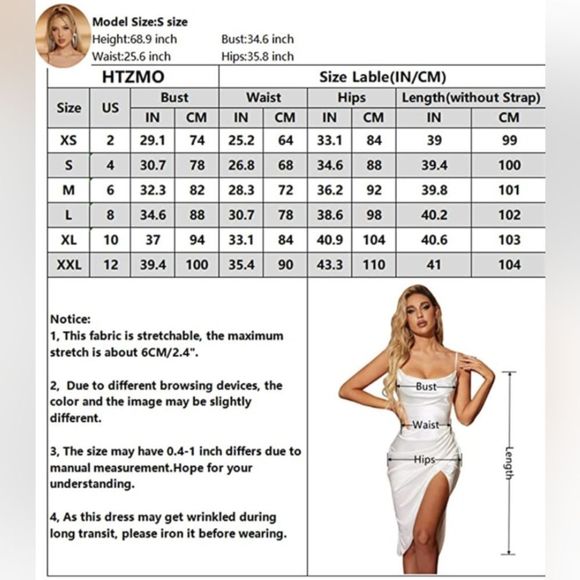 MEDIUM White Satin Ruched Cowl Neck Dress bridal date night club - Picture 2 of 3